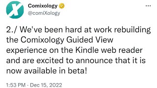 LAST KNOWN GOOD- Comixology Finally FIXES Guided View Which Makes Digital Comics READABLE Again screenshot 3