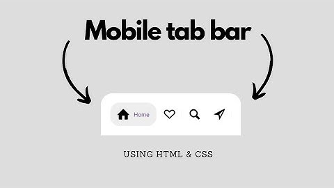 Advanced mobile navigation menu design - CSS only