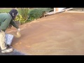Installation of a Bespoke Pattern Imprinted Concrete / Stamped Concrete Driveway by Readypave Ltd
