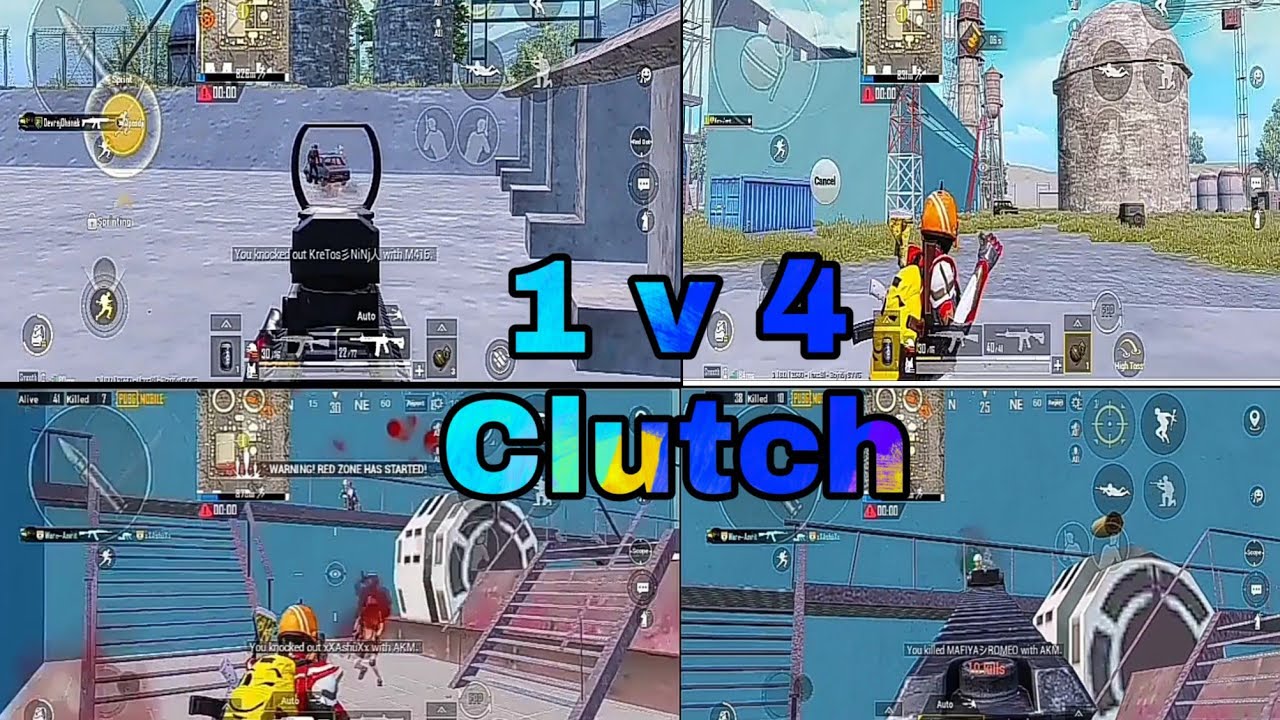 1 v 4 Clutch | Solo vs squad | Solo Amrit YT - YouTube