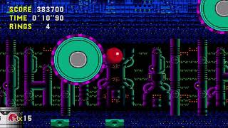 Sonic CD (2011 PC) - Part 16 Knuckles (Metallic Madness)