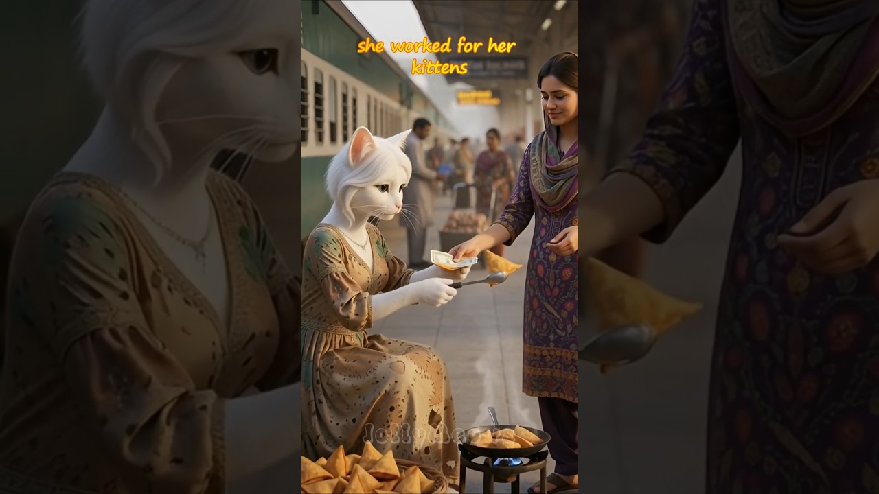 Poor Mother Cat Builds a New Life 