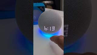 Novo Echo Dot 5ª geração com Relógio