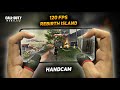 120 FPS 🔥 Best 4 Finger Claw + Gyroscope HANDCAM Gameplay on COD Mobile Rebirth Island