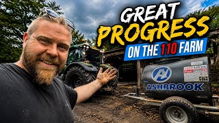 Celebrity The 110 Barn Clear-Out, Pond Project & My First Tractor Lesson! 🚜 Wealth