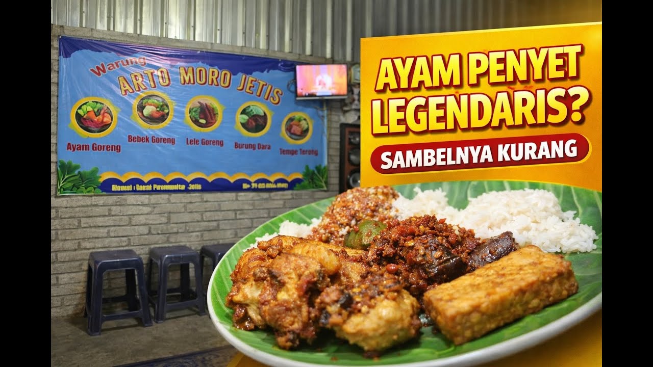 Pulang dari Kediri, Nemu Ayam Penyet Legendaris Ponorogo
