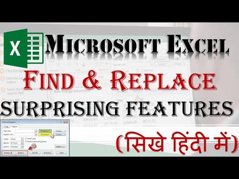 Excel's Find and Replace (surprising features) | Find or replace text and numbers on a worksheet