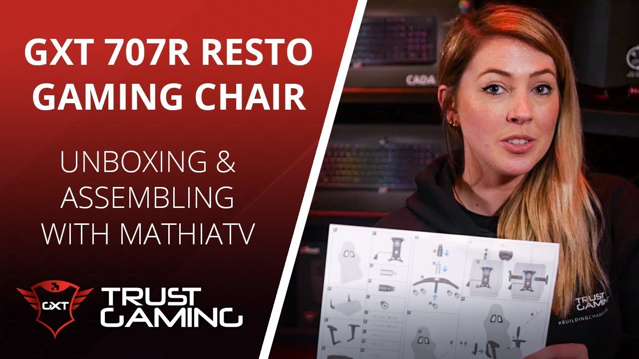 Unboxing Assembly Gxt 707 Resto Gaming Chair Youtube