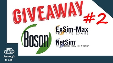 1 Year/30K Subscriber GIVEAWAY! Boson ExSim + NetSim for CCNA! (Links in video description)