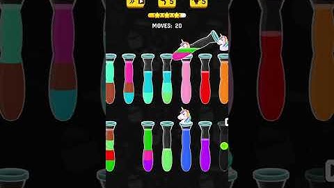 Color Water Sort 3D levels 201, 202, 203, 204, 205