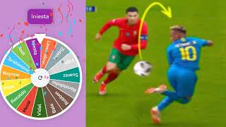 LET'S SEE WHO IS THE LUCKY FOOTBALL PLAYER? LET'S SPIN THE WHEEL AND START WATCHING screenshot 1