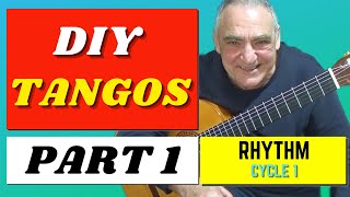 DIY Tangos solo Part 1 Flamenco guitar tutorial 5 rhythm variations TAB