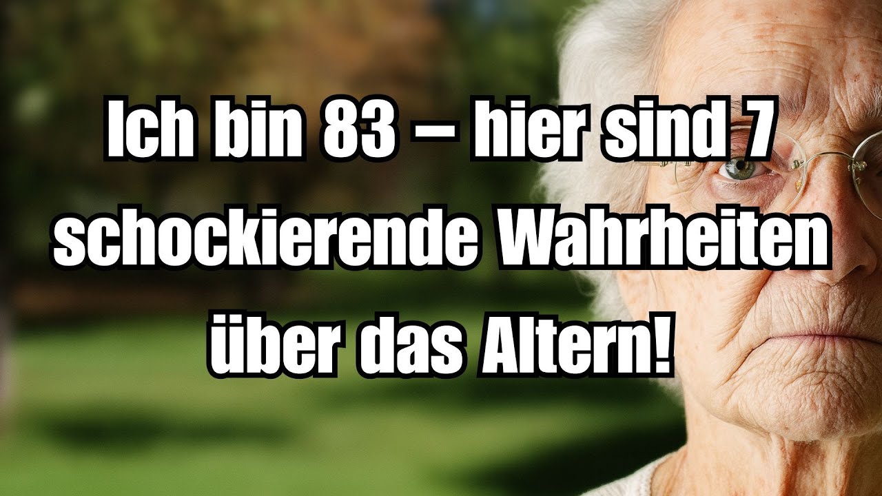 Senioren, ACHTUNG: 7 schockierende Wahrheiten über das Leben ab 80 über die niemand spricht
