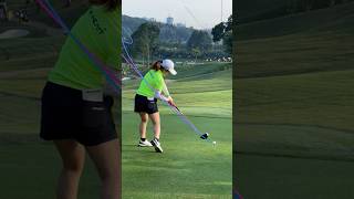 Ayaka Furue: Pure Perfection! Her On-Plane Swing is Absolutely Incredible | Slow Motion Profile