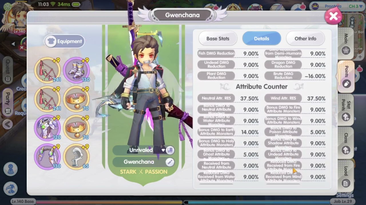 ROX: Windhawk Neutral Crit Dex Build #rox #ragnarokxnextgeneration #ragnarokx #ranger #critical