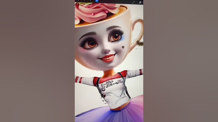 Ballerina Cappuchinna into Harley Quinn #artdigital