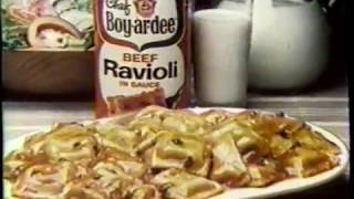 1982 Chef Boy-ar-dee Beef Ravioli TV Commercial