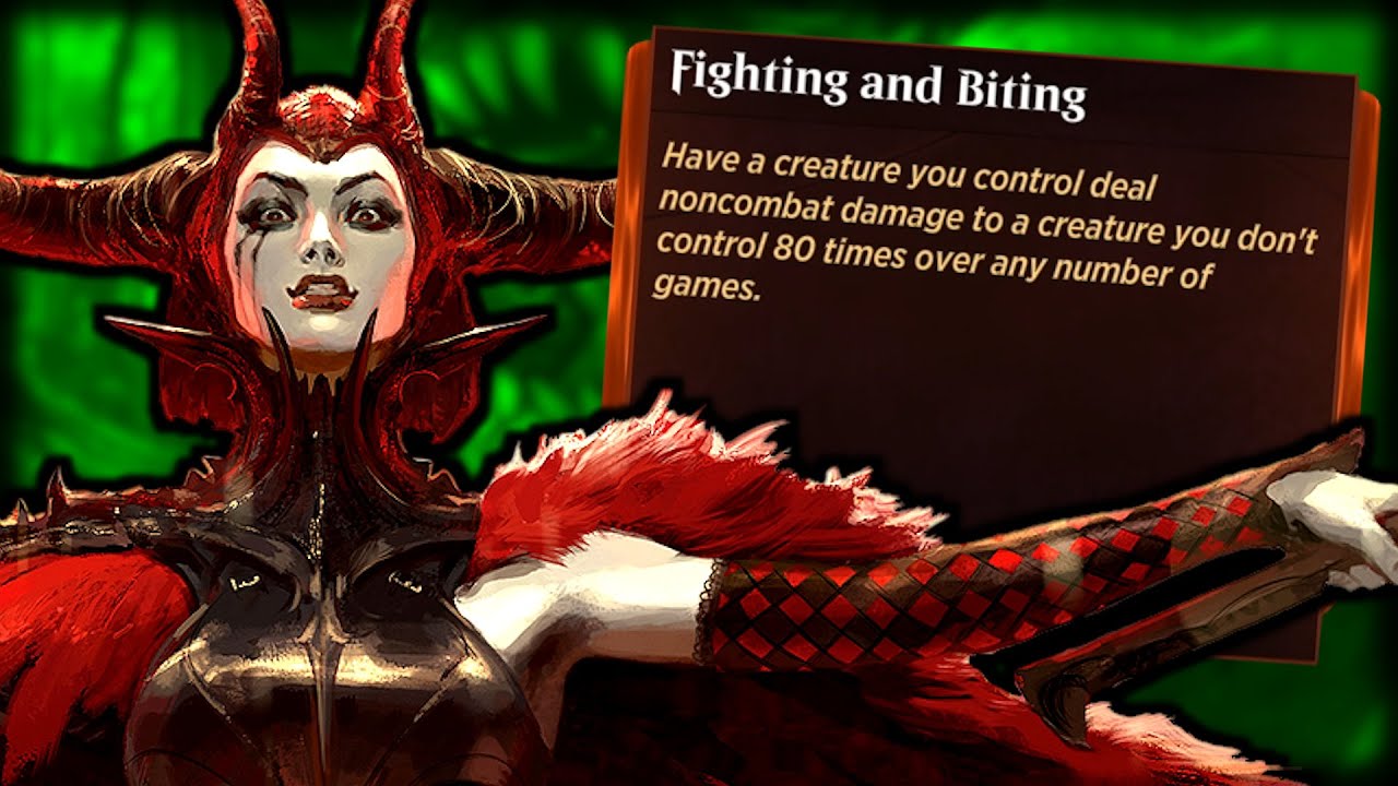 How to Unlock the Fighting and Biting Achievement FAST - Magic Arena