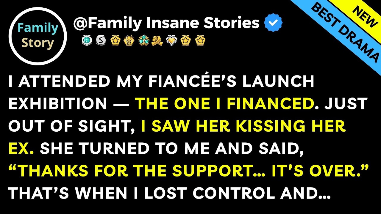I Attended My Fiancée’s Launch Exhibition, The One I Financed. Unnoticed, I Saw Her Kissing Her Ex