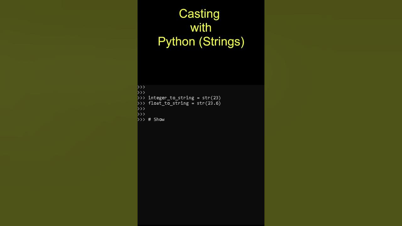 Python Casting Made Easy: Mastering Data Type Conversion - YouTube