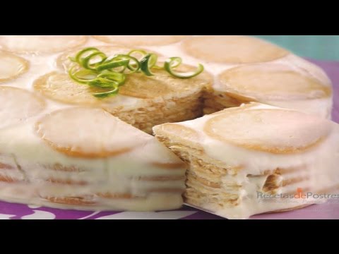 Postre de Limon (con galletas maria) - YouTube