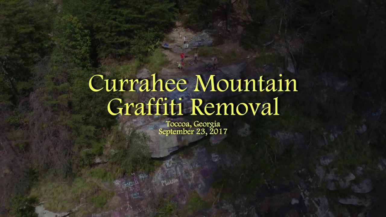 Currahee Mountain Graffiti Removal