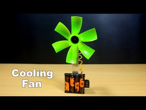 How To Make An Electric Table Fan Using Bottle - Very Simple