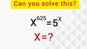 India l can you solve this? l A Very Nice Exponential Problem l Olympiad Math