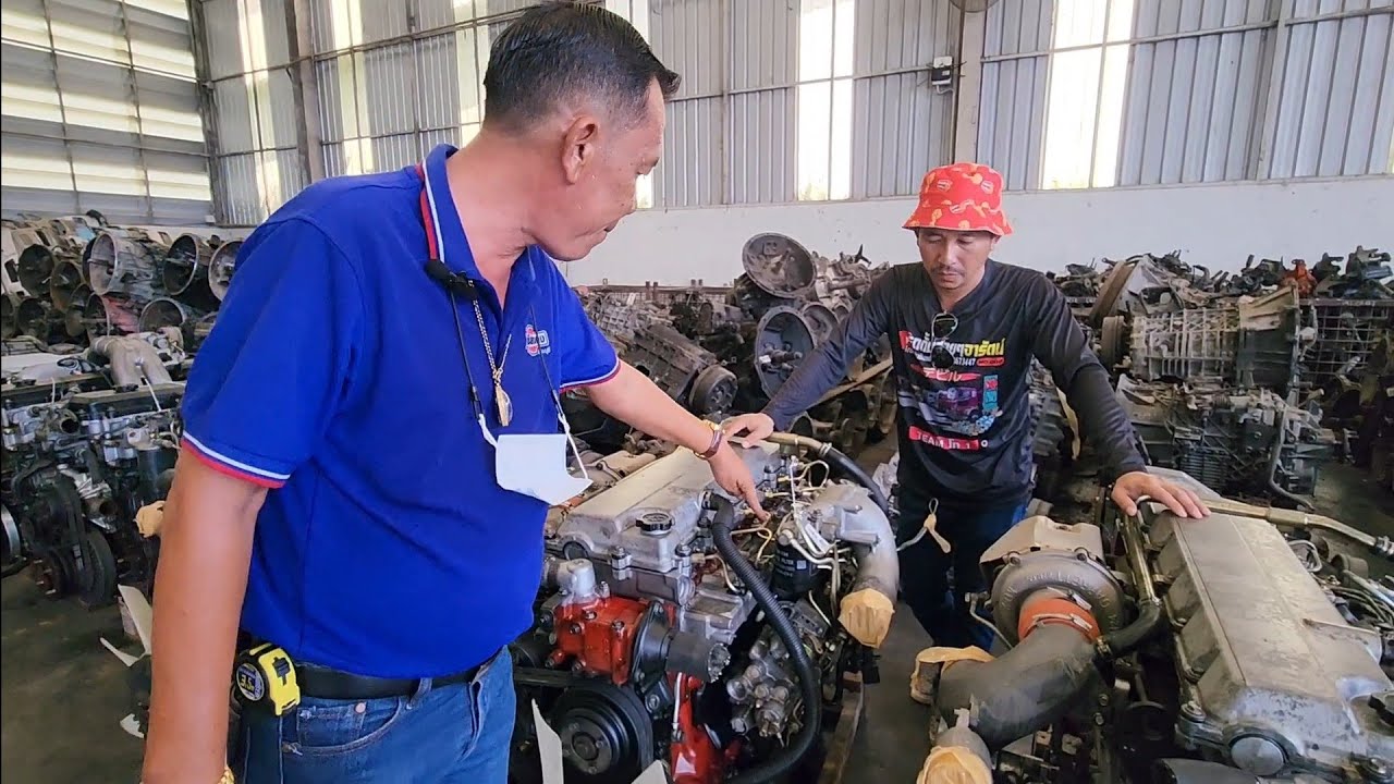 พี่เล็กเซียงกงสระบุรี​ พาชมเครื่องรถบรรทุกสวยๆ​ พร้อมแนะนำได้ความรู้ดีมาก