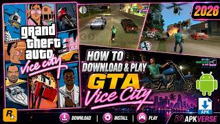 How to Download & Install GTA Vice City on Android (2026) | Easy APK + OBB Guide  🔥 screenshot 1