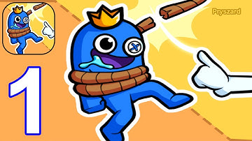 Rescue From Rainbow Monster - Gameplay Walkthrough Part 1 Tutorial Level 1-30 (iOS, Android)