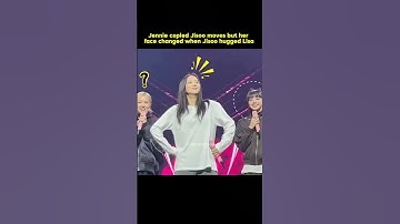 Jennie face changed when Jisoo hugged Lisa 😭 #blackpinkedit #lalisa #jisooo  #jennie