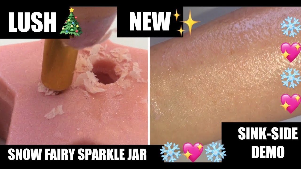 LUSH❄️💖Snow Fairy Sparkle Jar🎄CHRISTMAS 2017