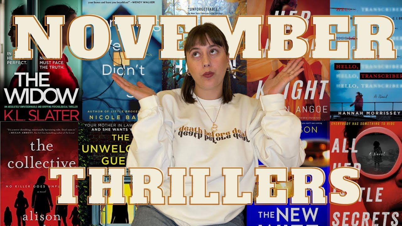 NOVEMBER ANTICIPATED THRILLER BOOK RELEASES IN 2021 // Revenge, Hit lists, urban paranoia, & more!