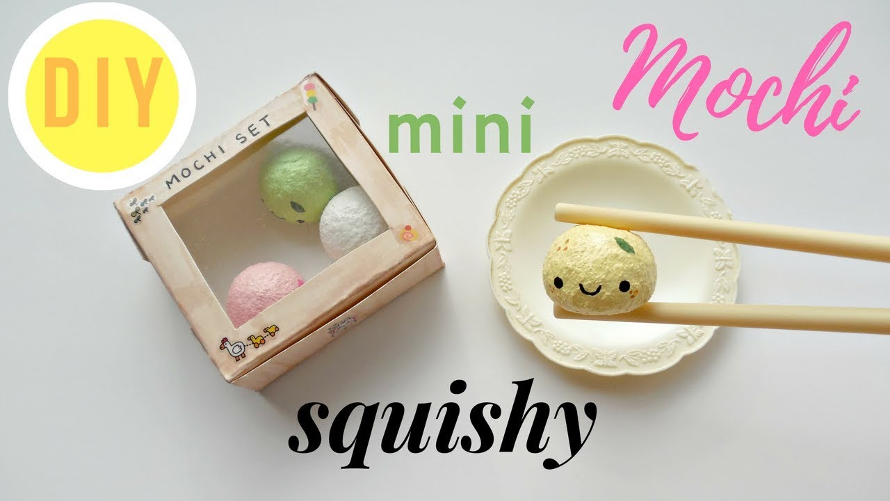 DIY Mini Mochi Squishy Set!
