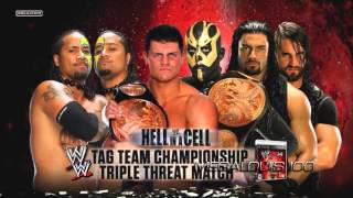 WWE Hell in a Cell 2013 Official and Complete Match Card - HD