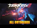 TEKKEN 8 (2024) All Character Ending Cutscenes - 4K ULTRA HD