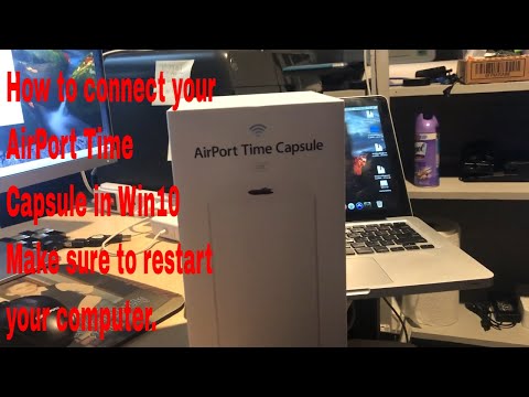 Как подключить капсулу времени аэропорта в Win10