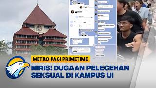 Rektor Ui  Respons Kasus 16 Mahasiswa Soal Dugaan Pelecehan Seksual  metro Pagi Primetime