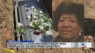 Daughter claims mother's remains 'misplaced' in Memphis cemetery