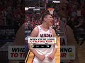 Ivan Kharchenkov is HYPED for the Final Four! 🔥 #arizona #marchmadness