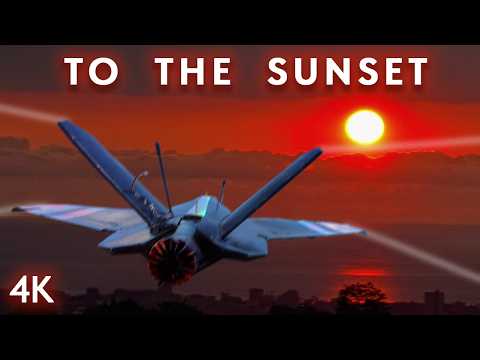 Sunset Flight – Above The Clouds FPV Journey (4K Relaxing Flight)