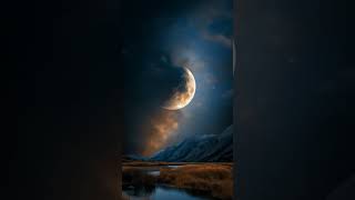 Moon Behind Clouds #livewallpaper #nightsky #sky #beautiful #sunset