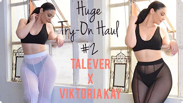 HUGE TRY-ON HAUL #2 FOR CYBER MONDAY | TALEVER X VIKTORIA KAY