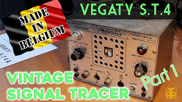 A vintage signal tracer with a few more tricks up its sleeve... Vegaty Mod. S.T.4 (Part 1)