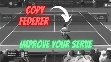 How To Improve Your Serve In 3 Steps - Copy Roger Federer Tennis Serve Technique