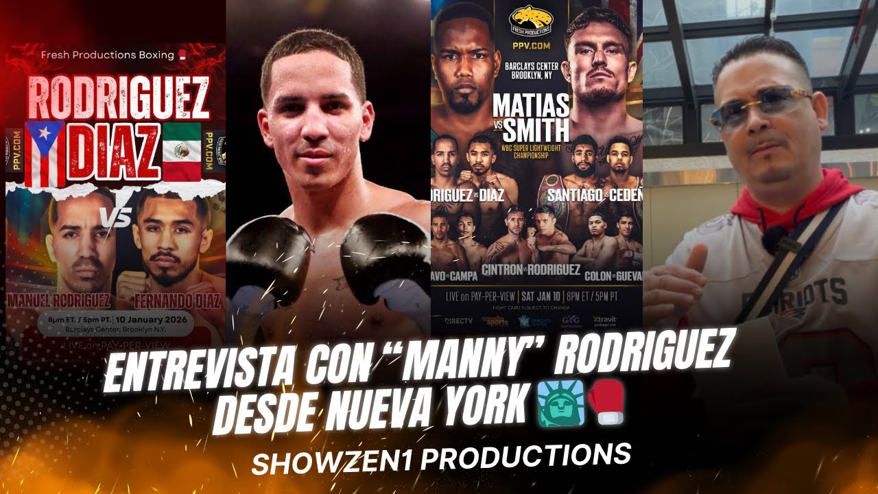 Entrevista Con “Manny” Rodriguez Desde Nueva York 🗽🥊 