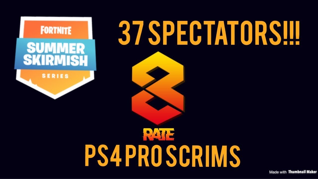 Insane Pro PS4 Scrim Clutch - 37 Spectators - TeamRaTe - r8