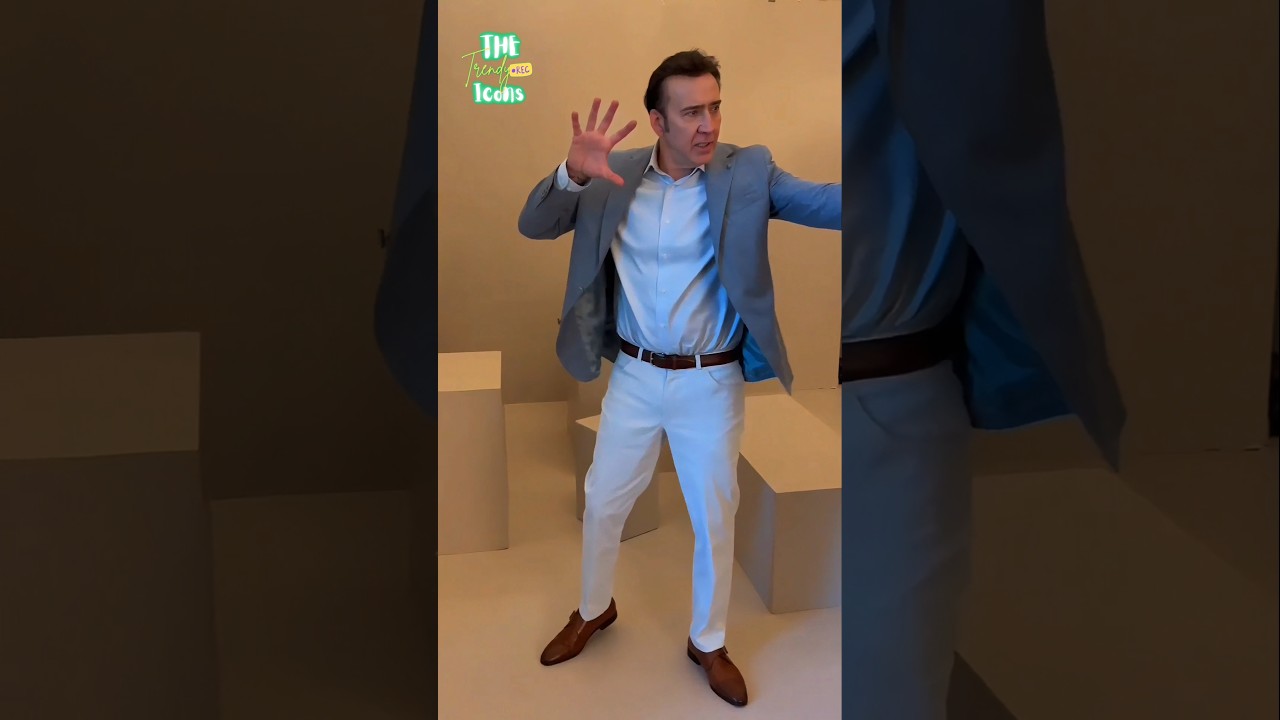 Nicolas Cage serving that wild Ghost Rider vibe 🔥💀 