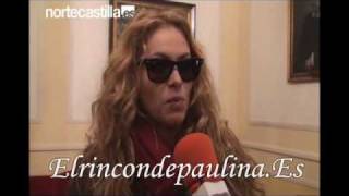 Paulina Rubio - Rueda de Prensa - Valladolid Latino 2010